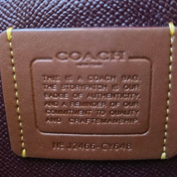 Coach Mollie Satchel Crossbody Bow Print + Authentic Coach Leather Bow Charm - Picture 12 of 16